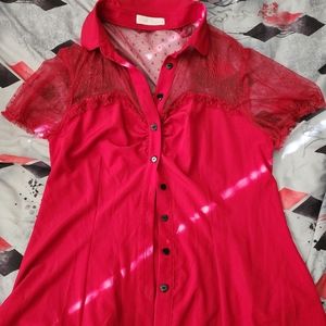 Pin Up Top Hearts Sheer Belle Poque